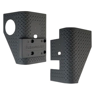 Bushwacker® - Trail Armor™ OE Matte Black Rear Corner Set For Bushwacker Pocket Style and Extend-A-Fender Flares