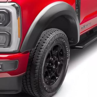Bushwacker® - Extend-A-Fender™ Smooth Black Front Fender Flares