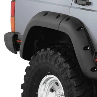 Bushwacker® - Cut-Out™ Matte Black Rear Fender Flares