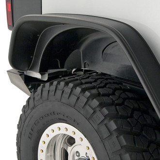Bushwacker® - Flat Style Matte Black Rear Fender Flares