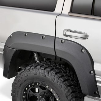 Bushwacker® - Cut-Out™ Matte Black Rear Fender Flares