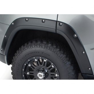 Bushwacker® - Pocket Style™ Matte Black Rear Fender Flares