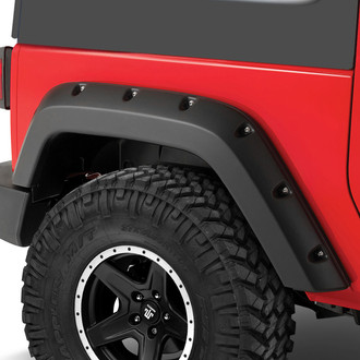 Bushwacker® - Pocket Style™ Matte Black Rear Fender Flares
