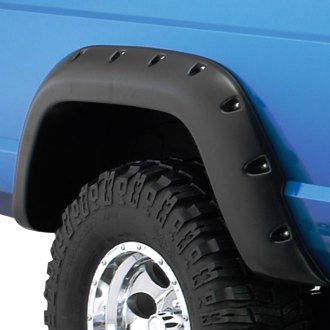 Bushwacker® - Cut-Out™ Matte Black Front and Rear Fender Flares