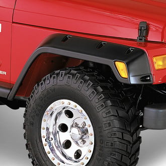 Bushwacker® - Pocket Style™ Matte Black Front and Rear Fender Flares