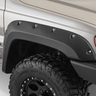 Bushwacker® - Cut-Out™ Matte Black Front and Rear Fender Flares