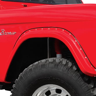 Bushwacker® - Cut-Out™ Matte Black Front Fender Flares