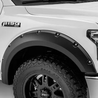 Bushwacker® - Pocket Style™ Matte Black Front and Rear Fender Flares