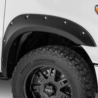 Bushwacker® - Pocket Style™ Matte Black Front and Rear Fender Flares