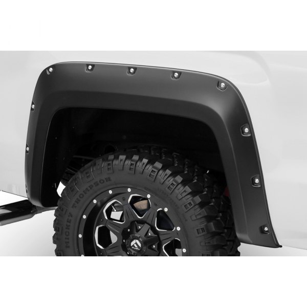  Bushwacker® - Pocket Style™ Matte Black Rear Fender Flares