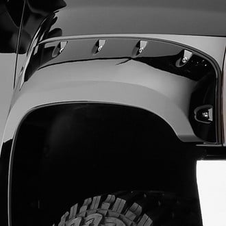 Bushwacker® - Pocket Style™ Matte Black Front and Rear Fender Flares