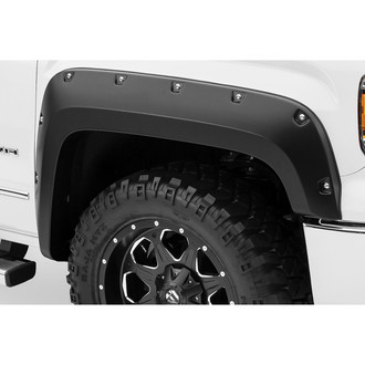 Bushwacker® - Pocket Style™ Matte Black Front and Rear Fender Flares