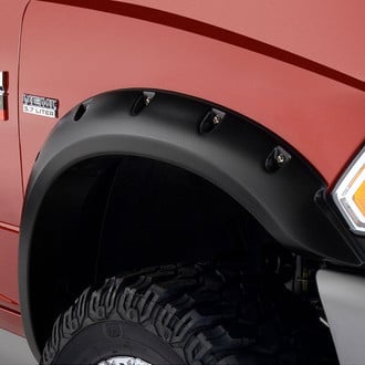 Bushwacker® - Pocket Style™ Matte Black Front Fender Flares