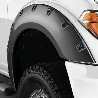 Bushwacker® - Pocket Style™ Matte Black Front Fender Flares