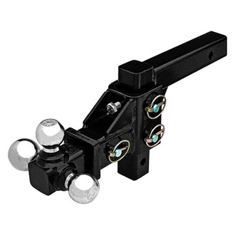 Buyers® - Class 3 / 4 Adjustable Pintle Tri-Ball Mount for 2" Receivers