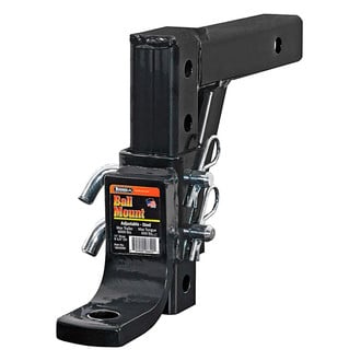 Buyers® - Class 3 Adjustable 11" Drop / 9-3/4" Rise Ball Mount for 2" Receivers