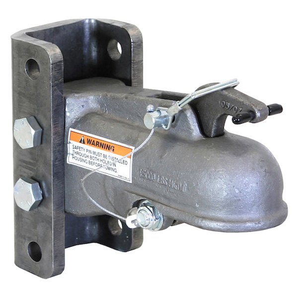 Buyers® - Cast Steel Adjustable Heavy-Duty Coupler with 3-Position Channel and Fasteners For 2" Hitch Ball (10000 lbs)