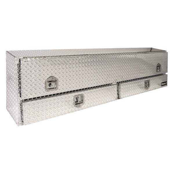 Buyers® - Contractor Single Door Top Mount Tool Box with Two Bottom Drawers and T-Handle Latch