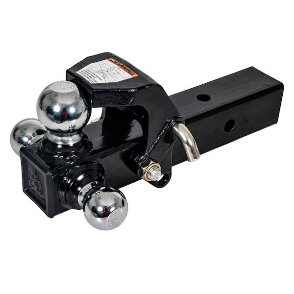 Buyers® - Chrome Tri-Ball Mount with Pintle Hook for 2-1/2" Receivers