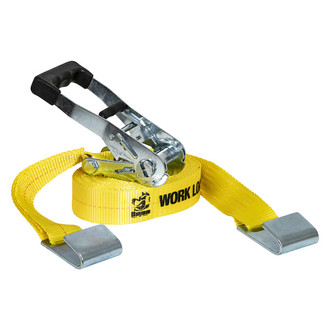 Buyers® - 30" Commercial Grade Ratchet Strap with Flat Hooks