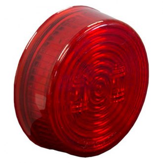2.5 Round Led Marker Lights 4) LED 2.5" Round Red Clearance/side Marker Light Kit With Light Grommet And Wire Pigtail Truck Trailer Rv - Made In USA With 2 Round Led Marker Lights - Foto 3