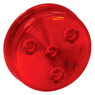 Buyers® - 2.5" Red Round LED Clearance Marker Light Bar