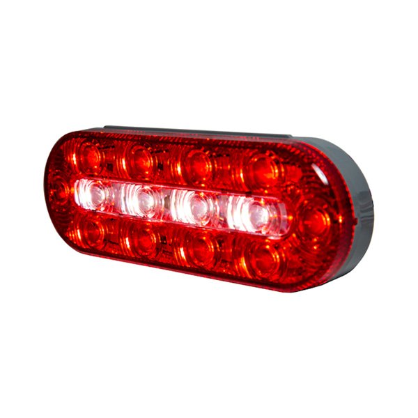 Buyers® - 6" Oval Surface Mount LED Combination Tail Light with Backup Light
