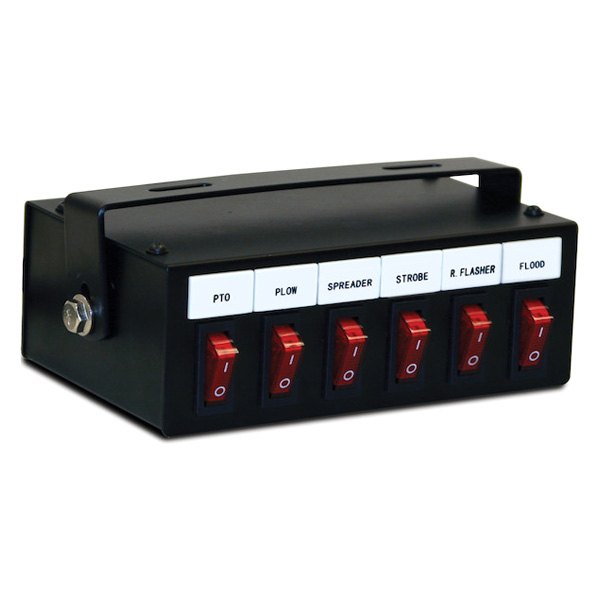 Buyers® - 6 Function Backlit Pre-Wired Switch Box