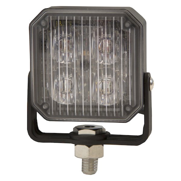 Buyers® - Clear Square Post Mount Strobe Light, 4-LED