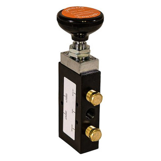 Buyers® - Push/Pull 4-Way 3-Position Air Valve with 5 x 0.25" NPT Ports
