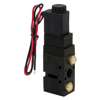 Buyers® - Push/Pull 4-Way 2-Position Solenoid Air Valve with 5 x 0.25" NPT Ports