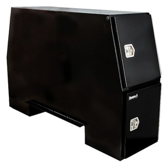 Buyers® - Four Doors Behind Cab Tool Box with Offset Floor