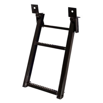 Buyers® - Retractable Two-Rung Truck Step with Non-slip Tread