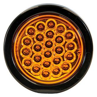 Buyers® - 4" Bolt-On Mount Quad Flash Amber LED Warning Light