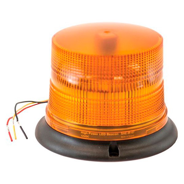 Buyers® - Amber Flash LED Strobe Light with Permanent Mount, 8-LED