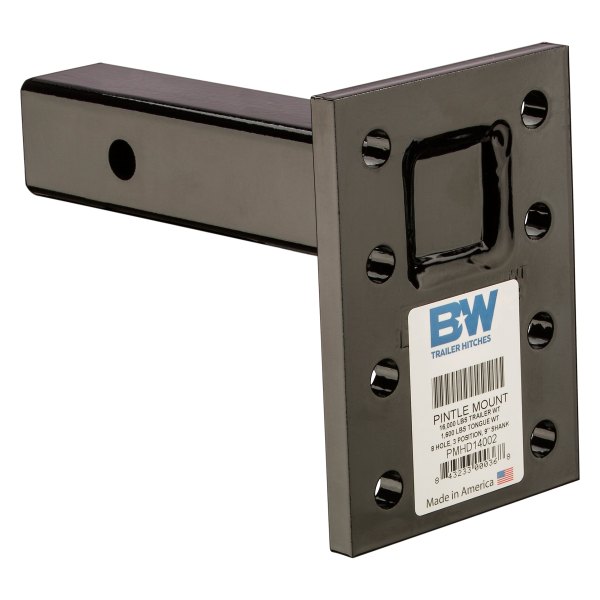 B&W Trailer Hitches® - Pintle Mount Plate for 2-1/2" or 3" Receivers