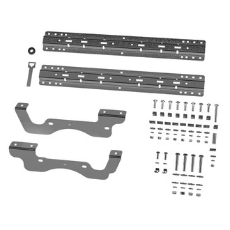 B&W Trailer Hitches® - 5th Wheel Mounting Rails with Quick Fit Custom Installation Brackets