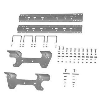 B&W Trailer Hitches® - 5th Wheel Mounting Rails with Quick Fit Custom Installation Brackets