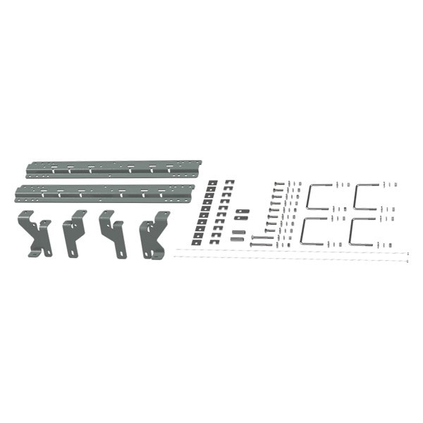 B&W Trailer Hitches® - 5th Wheel Mounting Rails with Quick Fit Custom Installation Brackets