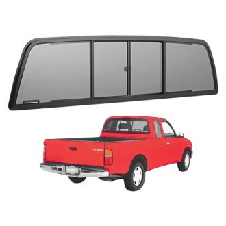 C.R Laurence TSW1852 CRL Duo-Vent Four Panel Slider with Clear Glass for 1981-March 1983 Jeep Scrambler 
