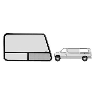 NAGD for 1996-2018 Chevrolet Express Van & Extended Van 1500 2500 3500 Passenger/Right Side Front Door Window Replacement Glass 