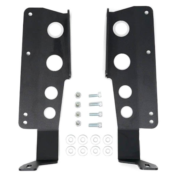 Cali raised led cr2349 hidden grille mounts for 42 curved led light bar