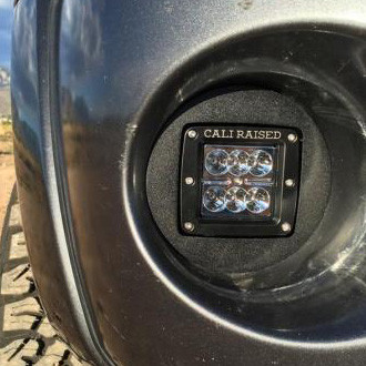Cali Raised LED® - Fog Light Location Mounted 3"x2" 2x18W LED Light Kit