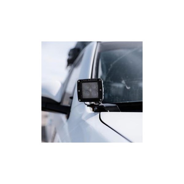 Cali Raised LED® - Hood Ditch Low Profile 3"x2" 2x18W LED Light Kit, with Blue Backlit Small Switch
