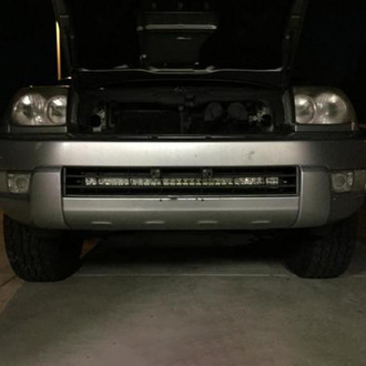 Cali Raised LED® - Lower Bumper Straight Single Row Light Bar Kit