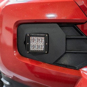 Cali Raised LED® - Fog Light Location Mounted 3"x2" 2x18W Amber LED Light Kit