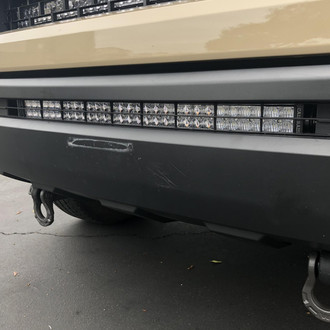 Cali Raised LED® - Lower Bumper Straight Single Row Light Bar Kit