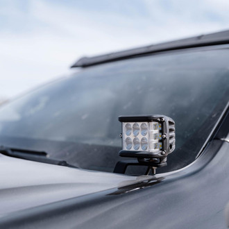 Cali Raised LED® - Hood Ditch Mounted Low Profile Side Projecting 2x27W LED Light Kit