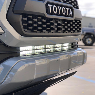 Cali Raised LED® - Lower Bumper 5D Optic Hidden 32" Combo Beam LED Light Bar Kit, with Blue Backlit Small Switch