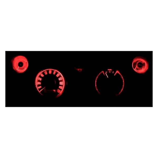 California Pony Cars® - Red LED Gauge Kit